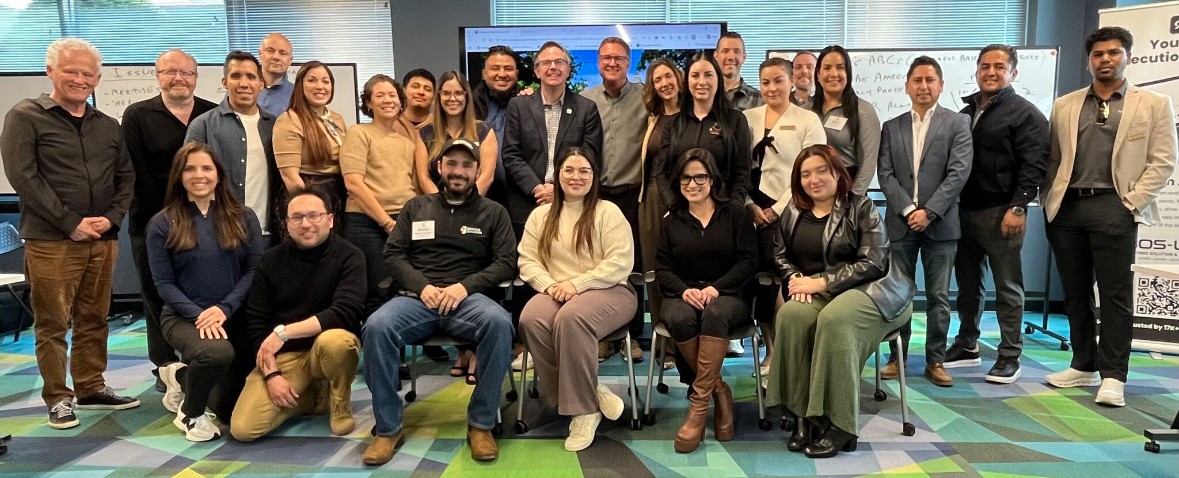 Scott Abbott with Enclave group at Indiana University Kelley School of Business BOS-UP Vision Setting workshop